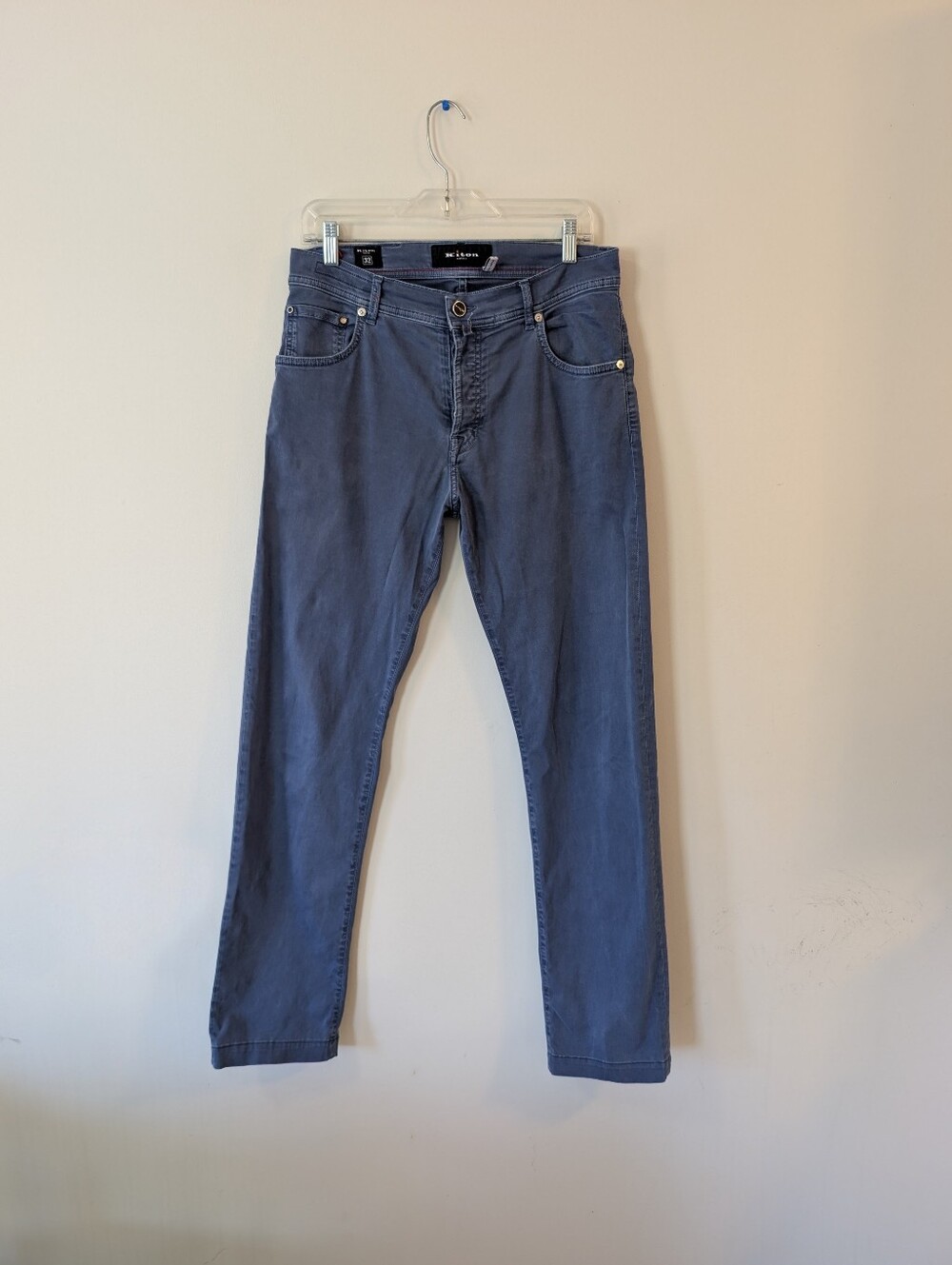 Kiton Made In Italy Men's 5 Pocket Cotton Pants